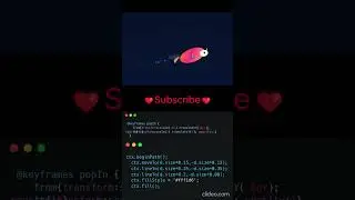 🔥 Flying bird Chasing  Animation (HTML & CSS)