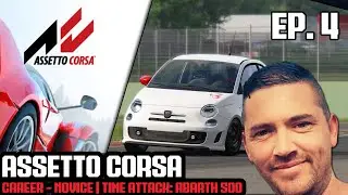 Assetto Corsa | Episode 4 | Career - Novice | Time Attack: Abarth 500 | Logitech G923