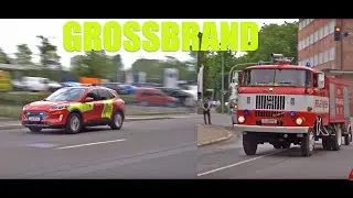 Großbrand in Gießerei| Zahlreiche Einsatzkräfte im Einsatz in Chemnitz