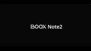 BOOX Note2 Appearance