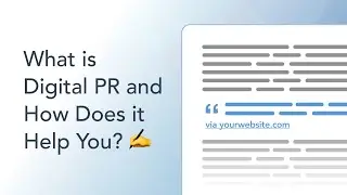 What is Digital PR and How Does it Help You | Digital Marketing Tips #shorts