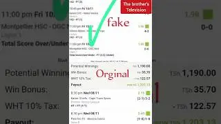 Namna ya kuitambua ticket feki ya Betting anayokutumia mtu.