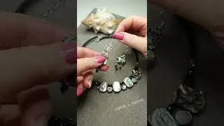 ⚜️Комплект украшений с гелиотисом и гематитом. Авторская работа#shorts #авторскиеукрашения#handemade
