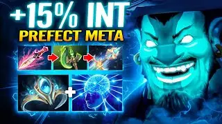 DENDI insane Spell Damage +15% int - Dota 2 Pro Most Cancer Build Storm Spirit