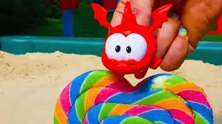 Om Nom na Caixa de Areia: Em Busca dos Doces Escondidos 🐸🍭