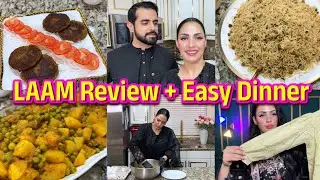 LAAM Clothing Review + 3-Dish Dinner Night | Cozy Home Vlog👌🏽🥰