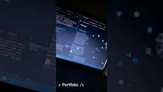 👨‍💼Portfolio | react  #tech #shorts #interstellar #music