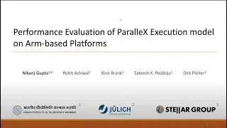 Performance evaluation of ParalleX execution model on Arm based Platforms