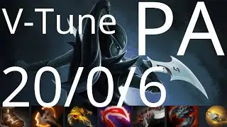 V-Tune Phantom Assassin vs Spectre - get back! - NAVI vs ViKin.gg g1 - ESL One Germany 2020 dota2
