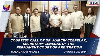 Courtesy Call of Dr. Marcin Czepelak, Secretary-General of the Permanent Court of Arbitration