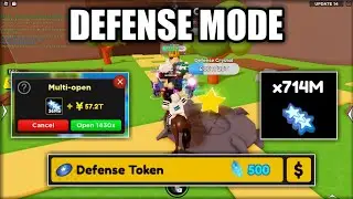 Buying Defense Token And Summoning the Portal Defense Mode in Anime Fighters Simulator - Roblox