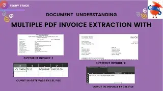 uipath document understanding: Extraction of multiple pdf data 