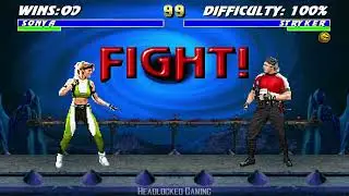 Sonya in Ultimate Mortal Kombat 3+ Mugen | 100% Difficulty