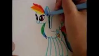 Как Нарисовать Пони Радугу♥♡♥