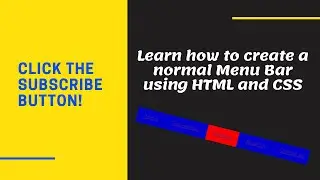 Menu Bar || HTML and CSS || Beat-It-Up CODE ||