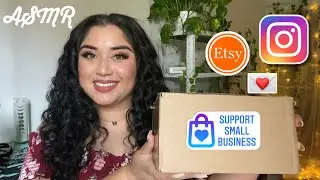 ASMR Supporting Small Businesses 📦❤️ haul- whisper, voiceover