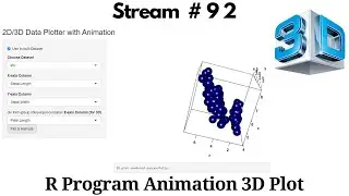 stream #92 : R program animation 3D plot