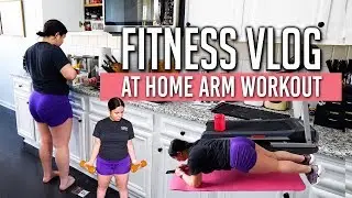 FITNESS JOURNEY: How I start my day | breakfast + ARMS day