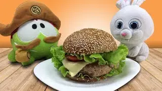 Пираты Карибского моря любят БУРГЕРЫ  БАФФИ И АМ НЯМ ГОТОВЯТ Пираты Карибского моря БАФФИ И КРАБС