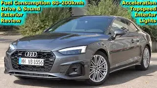 2024 Audi A5 45 TFSI S-Line Quattro (265 PS) | Test Drive & Real Fuel Consumption Review