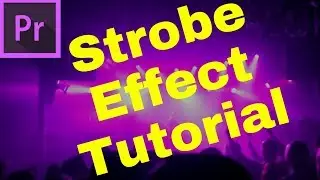 How to make music video strobe effect in Adobe premiere pro cc  2017