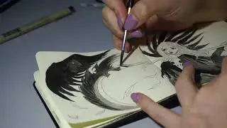 заполняю инктябрьский скетчбук// как я веду inktober 2020