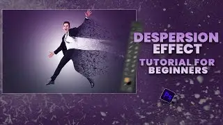 Dispersion effect tutorial in Photoshop for beginners