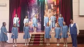 "Зимняя дорога" муз. Р. Бойко, сл. А. Пушкина. Школьный хор "Мечтатели" БОУ г. Омска "Гимназия 19"