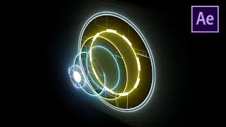 Create Light Circle Animation - AfterEffects