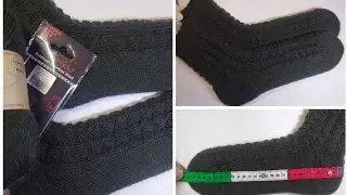 Men's socks, sizes 42-43 – detailed knitting instructions 🧶