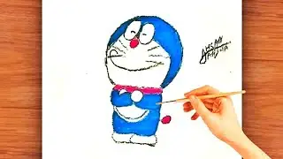 How to draw a Doraemon | Doraemon sketch ✍️ ￼
