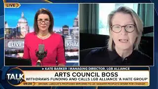 Julia Hartley-Brewer discusses Arts Council England with Kate Barker