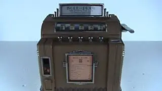 Rockola Hold and Draw Slot Machine Trade Stimulator and Gum Vending Machine