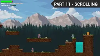 PyGame Scrolling Shooter Game Beginner Tutorial in Python - PART 11 | Screen Scrolling