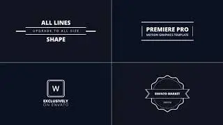 Premiere Pro Templates - Mogrt Titles v2 - 300 Animated Titles for Premiere Pro & After Effects