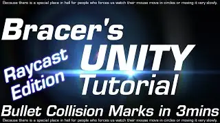 Unity Tutorial Bullet Mark Using Ray Cast!