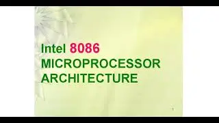 Architecture of 8086 Microprocessor In Hindi