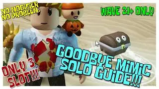 How to WIN in APRIL FOOLS 2026 GOODBYE MIMIC using 3 HERO ONLY in Roblox Tower Heroes