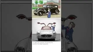 Cars In Cartoons - Mercedes-Benz PT.3 #shorts