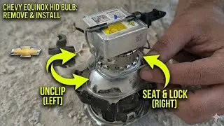  Chevy Equinox HID Headlight D3S Bulb Replacement | DIY Fix (2018-2024)