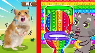 Wolfoo escapes from Hamster's prison! | Craziest Jailbreak in Cartoon Hamster by 햄스터 Maze
