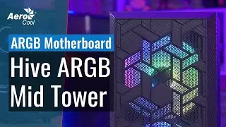 AeroCool Hive Mid Tower Case - How to Connect the Fans to Your Addressable RGB Motherboard