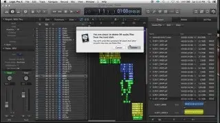 Clearing Unused Audio Files in Logic Pro X Projects (Reduce file/folder size of projects)