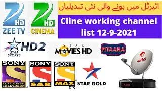 Airtel 108.2E Latest Channel List Working on Cline  12-9-2021 | 1506 lv STB