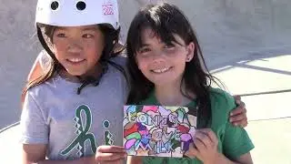 Bryce & Bones-Love-Milk Team visit Lions Skatepark in Fresno 2024