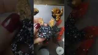 брошь из эпоксидной смолы в процессе ❤️