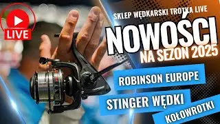 NOWE KOŁOWROTKI I WĘDKI ROBINSON EUROPE - jakie ceny? Ile będzie kosztowało? Nowe Stingery