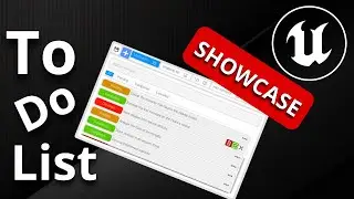To Do List - Unreal Engine 5 (Showcase)