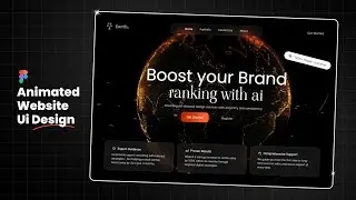 Animated 3D Website Design in Figma Using Dora: Beginner UI Design Tutorial & Free Resources