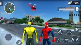 Süper Kahraman Örümcek Adam Oyunu - Spider Rope Hero Gangstar Newyork City #8 - Android Gameplay